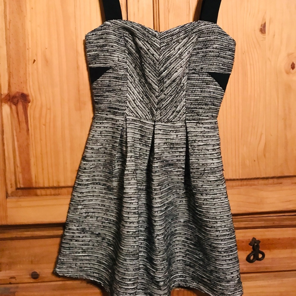 Sweetheart Tweed Mini Dress